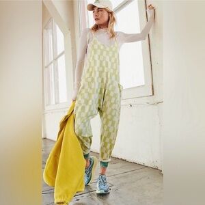 Checkered Jumpsuit with Pockets